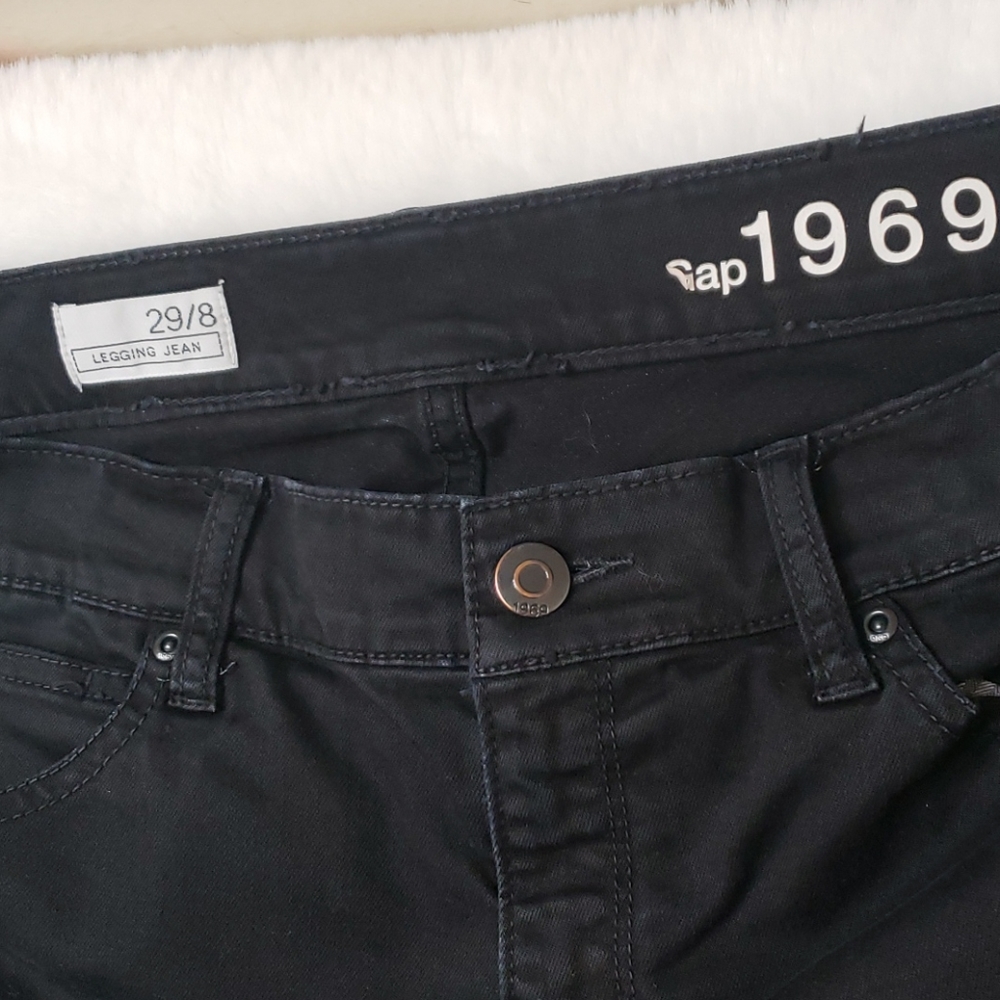 Gap 1969 legging Jeans 29/8 black - Picture 2 of 16